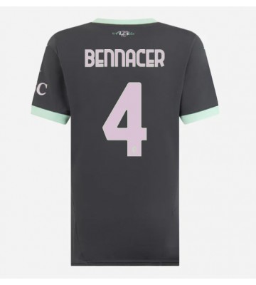 AC Milan Ismael Bennacer #4 Tercera Equipación Mujer 2024-25 Manga Corta